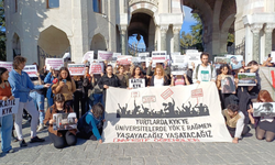 Üniversite öğrencileri YÖK'ü ve KYK'yı protesto etti
