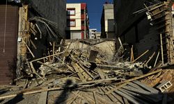 Gaziantep'te inşaatın tablası çöktü, 2 işçi yaralandı
