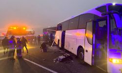 Kuzey Marmara Otoyolu'nda kaza: "En az 10 kişi yaşamını yitirdi"