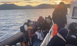 Muğla açıklarında 37 düzensiz göçmen kurtarıldı