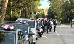 Fransa'da  taksiciler greve gitti