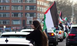 Hollanda’da Filistin’e destek eylemi yapıldı