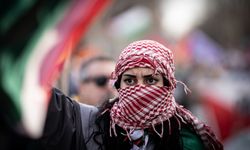 Madrid'de Filistin'e destek eylemi yapıldı