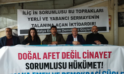 Antalya Emek ve Demokrasi Güçleri: İliç’in sorumlusu iktidardır!