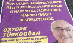 Ankara'da sahte DEM Parti afişleri