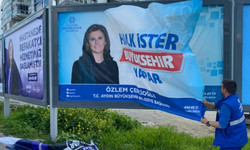 Aydın'da seçim afişleri tartışması