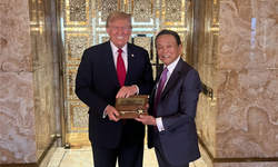 Eski Japon Başbakan Aso, ABD ziyaretinde Trump ile görüştü