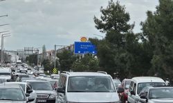 Konya-Ankara karayolunda trafik yoğunluğu oluştu