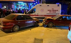 Konya'da 2 otomobil çarpıştı, 6 kişi yaralandı