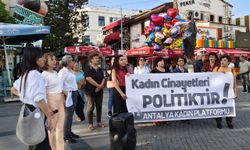 Antalya Kadın Platformu’ndan eylem: Kadın cinayetleri politiktir