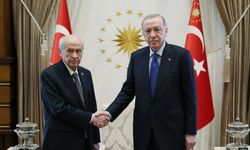 Saray'daki Erdoğan-Bahçeli görüşmesi sona erdi