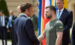 Macron ve Zelenskiy Ukrayna'yı görüştü