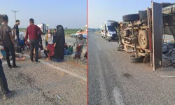 Hatay'da tarım işçilerini taşıyan kamyonet devrildi: 20 yaralı