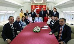 Erdoğan, Astana dönüşü uçakta açıklamalarda bulundu: 'Putin ve Esed'a davetimiz olabilir'