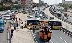 Avcılar'da otobüs kazası: D-100 kara yolu trafiğe kapatıldı