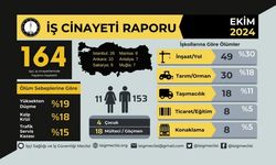 İSİG raporuna göre Ekim ayında 164 işçi yaşamını yitirdi