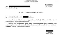 Adalet Bakanlığı'ndan tutuklanan avukat Burak Saldıroğlu için savcılığa yazı " Tahliyesi halinde ivedi bilgi verilsin"