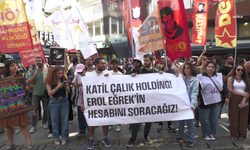 Erol Eğrek protestosunda İzmirli öğrenciler: Holding patronunun uyguladığı sömürü rejiminin son örneğidir