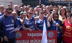 Grevdeki Temel Conta işçilerine mesai arkadaşlarından fiziksel saldırısına uğradı