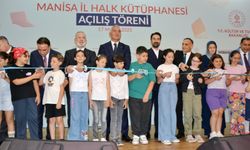 Manisa'da Ege Bölgesi'nin en modern kütüphanesi açıldı