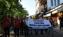 Tunceli'de kayyım tarafından atılan işçiler için yürüyüş