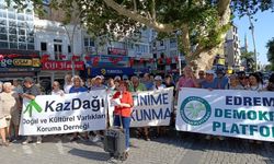 Edremit’te ‘Zeytin Kıyım Yasası’na karşı eylem: Toprağımızı vermeyeceğiz