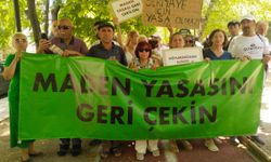 Zeytinliklerin madene açılmasına karşı TBMM önünde eylem: Yasa geçerse gidecek yurdumuz kalmayacak
