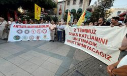 Antalya alevi bileşenlerinden hukuksuzluklara ve baskılara tepki