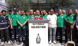 Beyoğlu Belediyesi işçilerinden gözaltındaki başkana destek