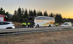 Bolu'da yolcu otobüsü kamyona çarptı: Ölü ve yaralılar var!