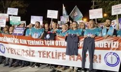 Sağlık-Sen'den 112 dakikalık oturma eylemi