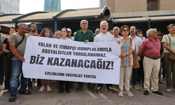 ESP'den adliye önünde gözaltı protestosu: Mücadele devam edecek