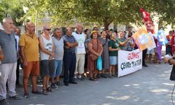 Gömeç'te kayyuma tepki