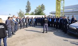 Bursa'da otobüs şoförlerine yangın söndürme eğitimi