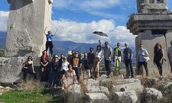 Fethiye  Film Festivali kapsamında Xanthos gezisi düzenlendi