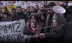 Ankara’da üniversitelilerden 19 Mart eylemlerine katıldıkları için tutuklanan sıra arkadaşları için eylem