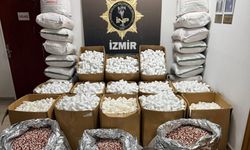 İzmir'de 2 milyon 309 bin uyuşturucu hap ele geçirildi