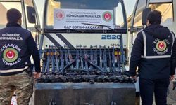 Suriye'den gelen kamyonda 51 uzun namlulu silah ele geçirildi