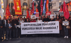 Antalya EDG’den ABD’nin Venezuela’ya yönelik saldırılarına protesto