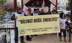 Emekliler Kumluca’dan seslendi: Dilenci değil emekliyiz