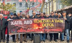 Ordu'da ABD'nin Venezuela saldırısı protesto edildi