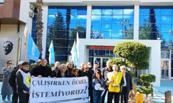 BES Antalya’dan SGK önünde şiddete karşı basın açıklaması