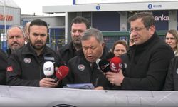 Hayatını kaybeden polis memuru için TÜVTÜRK önüne siyah çelenk: TÜVTÜRK acilen kamulaştırılmalı