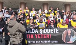 Eğitim Sen Kayseri Şubesi'nden Fatma Nur Çelik için basın açıklaması