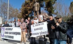 Gelibolu Emek Dayanışma Platformu: Barış her zaman emperyalizme karşı halkların kardeşliğinde yükselir