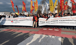 İstanbul'da İran saldırısına protesto: Emperyalizm halklara özgürlük getirmez