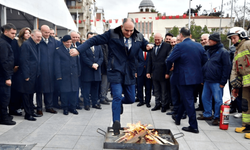 Manisa’daki protokol Nevruz Ateşi sınavından böyle geçti