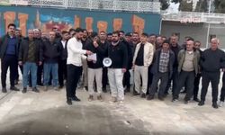 Şanlıurfa'da Mercan İplik işçileri ödenmeyen ücretleri için eylem yaptı