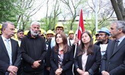 DEM Parti'den madencilere destek ziyareti