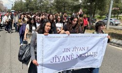 Diyarbakır’da üniversite öğrencileri kadın cinayetlerine karşı yürüdü